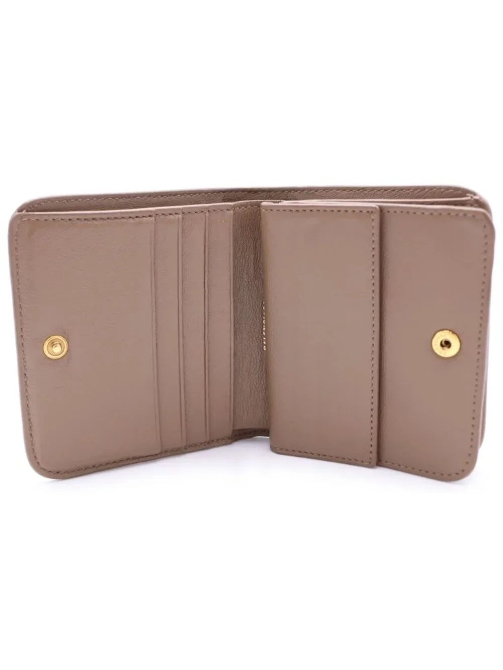 Balenciaga BB Signature Bifold Wallet Compact Logo All Over Pattern Leather